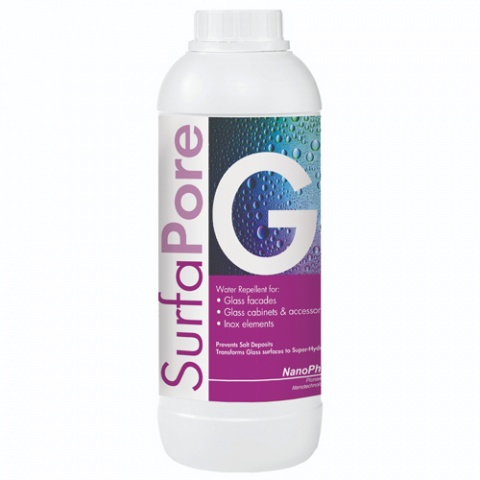 NanoPhos SurfaPore G Υπερυδρόφιλο Αδιαβροχοποιητικό Διάλυμα για Γυάλινες Επιφάνειες 500ml