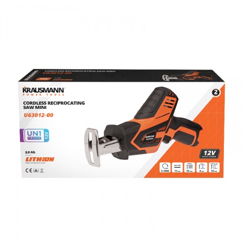 KRAUSMANN Σπαθοσέγα Mini Επαναφορτιζόμενη 12V SOLO (U63012-00)