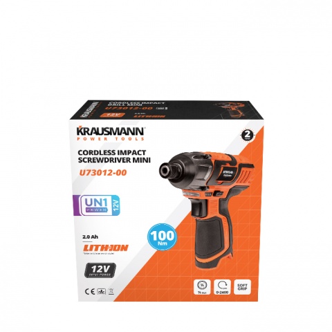 KRAUSMANN Παλμικό Κατσαβίδι Mini Επαναφορτιζόμενο 12V (U73012-00)