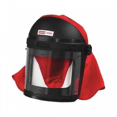 SATA VISION 2000 Full Hood Breathing Protection with Belt and Air Filter (69500)