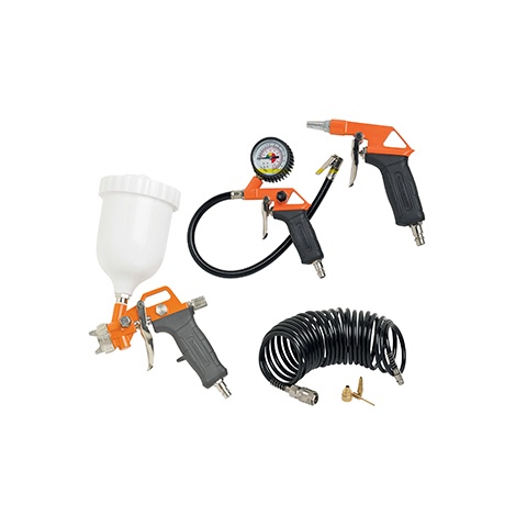 BLACK & DECKER ΣΕΤ Αέρος με Πιστόλι Βαφής (Άνω Δοχείο) KIT 4  ΤΕΜ (9045851BND)
