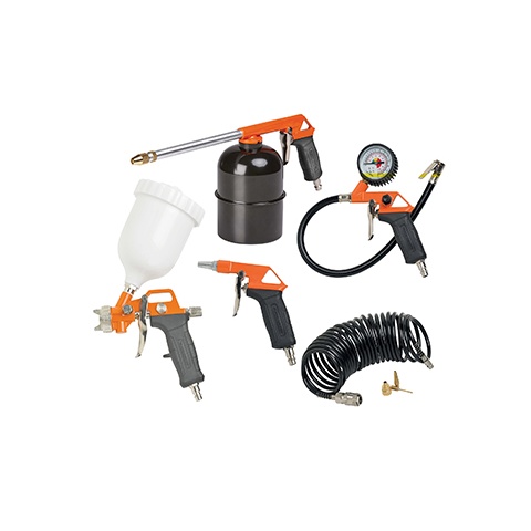 BLACK & DECKER ΣΕΤ Αέρος με Πιστόλι Βαφής (Άνω Δοχείο) KIT 5  ΤΕΜ (9045852BND)