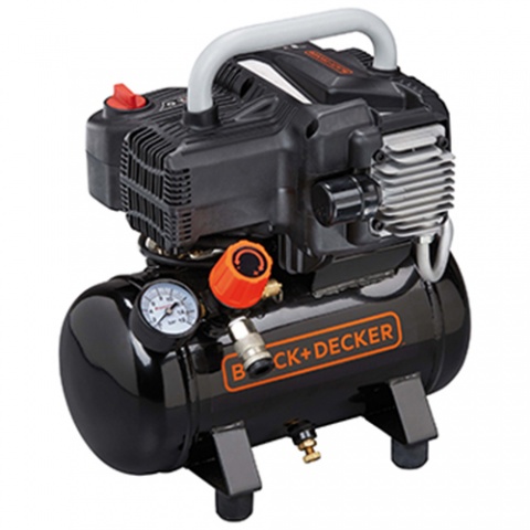 BLACK & DECKER Αεροσυμπιεστής Χωρίς Λάδι (BD195/6-NK)