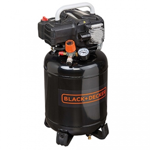 BLACK & DECKER Vertical air compressor without oil (BD195 / 24V-NK)