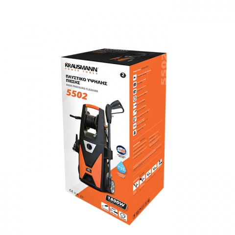 KRAUSMANN Υδροπλυστικό Κρύου Νερού 1800 Watt (5502)