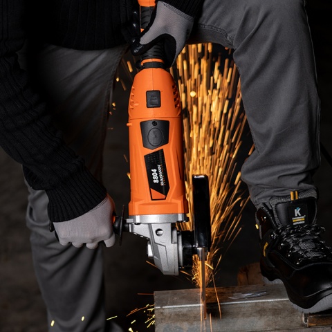 KRAUSMANN Γωνιακός Τροχός με Περιστρεφόμενη Λαβή Ø 230mm 2200 Watt (8804)