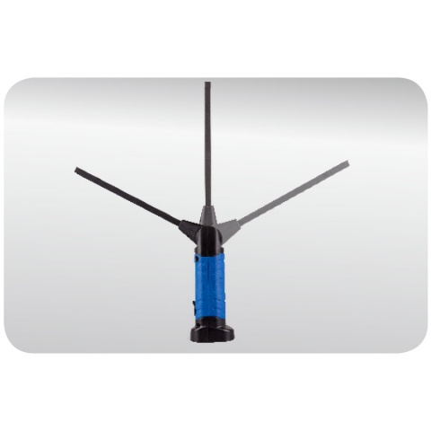 KING TONY Λεπτός Φακός Ελέγχου 600/250 LUMEN (9TA261A)