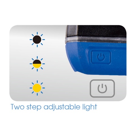 Φακός κεφαλής επαναφορτιζόμενος. 3w 280lumen 6500k-65mm