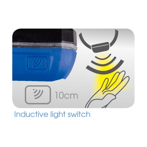 Φακός κεφαλής επαναφορτιζόμενος. 3w 280lumen 6500k-65mm