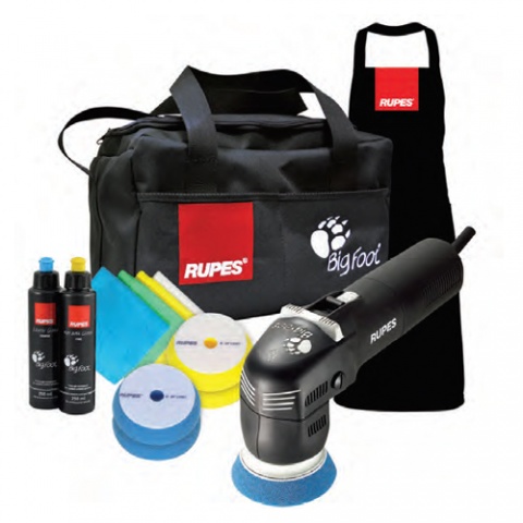 RUPES Random Orbital Polisher – Bigfoot Mini 400 Watt 4000 - 5500 rpm 75mm - 12mm (LHR75E LUX)