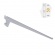 ELEMENT SYSTEM Shelf Arm ES Pro 2 Hooks L350mm Black Matte