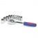 WORKPRO Καστάνια με Καρυδάκια 1/4" ΣΕΤ 11 ΤΕΜ