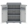 Terry Ντουλάπα PVC BASE 700U WAVE - 2Φυλλη με 4 Ράφια 700 x 438 x 976mm (Γκρι)