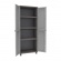 Terry Ντουλάπα Πλαστική JWood 268 - 2Φυλλη 680 x 375 x 170mm (Γκρι / Σκούρο Γκρι)