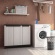 Terry Twist Black 102B - Three Door Multifunctional Cabinet with 1 Adjustable Shelf 1020 x 390 x 915mm (Grey / Black)