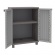 Terry JWood 68 - Two Door Cabinet with 1 Adjustable Shelf 680 x 375 x 915mm (Grey / Dark Grey)