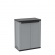 Terry Ντουλάπα Πλαστική JLine 68 - 2Φυλλη 68 x 37.5 x 85cm (Γκρι / Μαύρο)