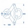 OMCN 276 Fast Selflocking Scissor Clamp