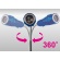 KING TONY Magnetic LED Telescopic Torch with 3 LEDs (79833)