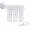 ENERGYWATER Τριπλή Φιλτροθήκη 2M Λευκή Πλαστική 10″ - 1/2″ - Ορειχάλκινο Σπείρωμα - Κλειδί & Βάση