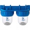 ENERGYWATER Διπλή Φιλτροθήκη 3M Διάφανη 5″ - 1/2″ - Σκέτη