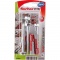 Fischer DUOPOWER Νάυλον Bύσμα 14 x 70 S K με Στριφώνι σε Κάρτα 2 ΤΕΜ