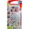Fischer DUOPOWER Νάυλον Bύσμα με Κρίκο σε Κάρτα 10 x 50 OH K 2 ΤΕΜ