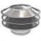 SPIRODUCT Stainless Steel Flue Pipe Anti Down Draught Cowl Cap