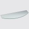 ELEMENT SYSTEM Ράφι Γυάλινο Convex Διάφανο 600 x 100/200 x 6mm