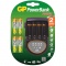 GP POWERBANK Premium Φορτιστής ΡΒΗ500 4 Θέσεων 2-5 Ωρών