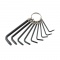 WORKPRO Κλειδιά Torx με Κρίκο T7 - T40 ΣΕΤ 10 ΤΕΜ