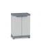 Terry Ντουλάπα PVC BASE 700U WAVE - 2Φυλλη με 4 Ράφια 700 x 438 x 976mm (Γκρι)