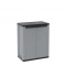 Terry Ντουλάπα Πλαστική JLine 68 - 2Φυλλη 68 x 37.5 x 85cm (Γκρι / Μαύρο)
