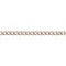 pewag Αλυσίδα Διακοσμητική Gourmete Νίκελ 1.2 x 9 x 9mm - 1m PW4