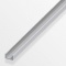 Alfer Προφίλ U από Ανοδιωμένο Αλουμίνιο 10 x 16.5 x 1.5mm - 1m Ασημί
