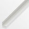 Προφίλ Γωνιακό Πλαστικό (Pvc) Ισόπλευρο 15 x 15 x 1.0mm - 1m Λευκό