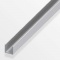 Alfer Προφίλ U από Ανοδιωμένο Αλουμίνιο 8.2 x 10.1 x 1.3mm - 2m Ασημί