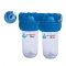 ENERGYWATER Διπλή Φιλτροθήκη 3M Διάφανη 7″ - 3/4″ - Σκέτη