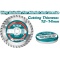 TOTAL Διαμαντόδισκοι Turbo Ξηράς Κοπής 125mm 10 TEM σε Μεταλλικό Κουτάκι (TAC2131253M)