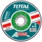 TOTAL Δίσκος Κοπής Δομικών Υλικών - Πέτρας 180 x 3mm (TAC2221801)