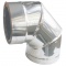 SPIRODUCT Stainless Steel Insulated Flue Pipe Angle 90° Smooth Surface 0.5mm