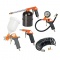 BLACK & DECKER Air set with spray gun (Gravity Flow Cup Gun) kit 5 pcs (9045852BND)